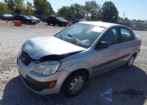 2008 Kia Rio Lx из США, поврежденный, VIN KNADE123486401704